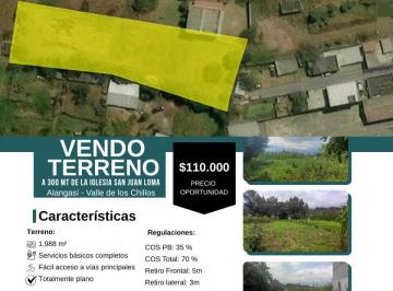 Terreno / Lote , Quito · Venta Terreno Alangasi – Valle de Los Chillos, Terreno Plano