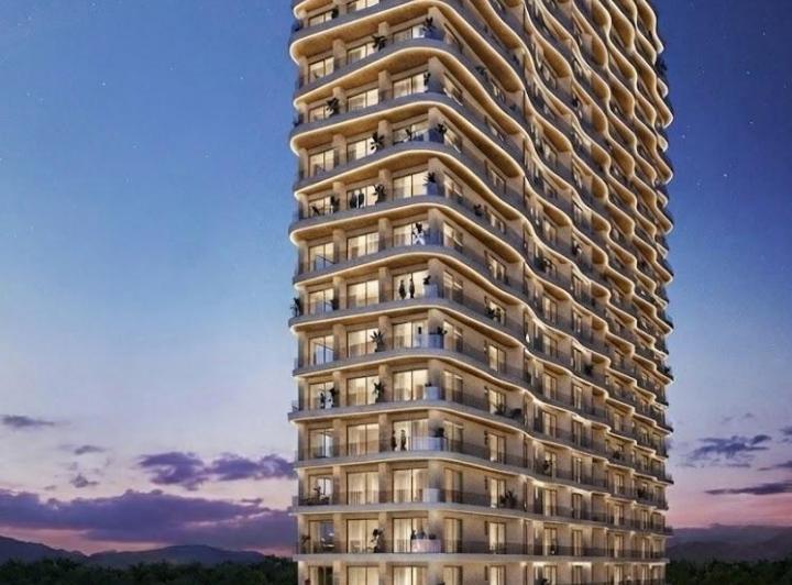 Fachada Frontal · Aura Bay Luxury Residences
