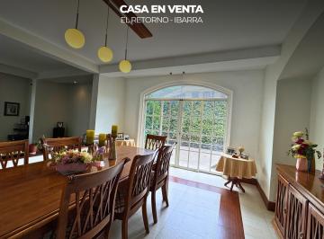 Casa de 4 habitaciones, Ibarra · Venta Casa Independiente 355 m² 4 Dorm. Av El Retorno Ibarra