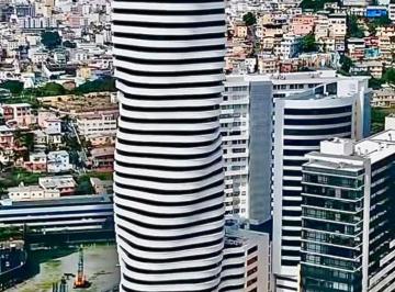 Oficina comercial , Guayaquil · Oficina en The Point en Alquiler Frente a Bellini con Vista Lateral Al Río |