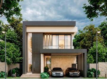 Casa · 264m² · 4 Habitaciones · 2 Estacionamientos · Casa por Estrenar en Venta en Ciudad Celeste - Estribor con 4 Habitaciones. V. B
