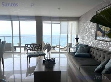 Departamento · 160m² · 3 Habitaciones · 1 Estacionamiento · Alquiler Departamento de Lujo, 1ra Línea de Mar, Ciudad del Mar - Sb