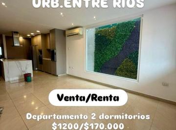 Departamento de 2 habitaciones, Guayaquil · 6939. Entr Rios - Samborondon Km1,vendo/ Alquilo Depto Nuevo, Pb 2 Dorm. $170.000/$1200