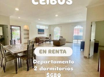 Departamento de 2 habitaciones, Guayaquil · 6940. Ceibos, Alquilo Departamento 2 Dorm., $680