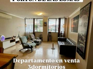 Departamento de 3 habitaciones, Guayaquil · 6942. Porton de Las Lomas - Urdesa, Vendo Departamento 3 Dorm. $145.000.