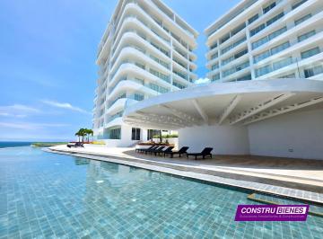 Departamento · 70m² · 1 Habitación · 1 Estacionamiento · Suite Frente Al Mar en Ciudad del Mar, Manta | Amoblada