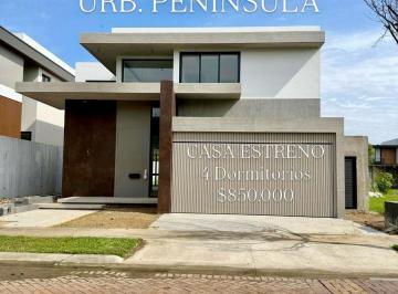 Casa de 4 habitaciones, Guayaquil · 6948. Urb. Peninsula - Isla Mocoli Km6, Vendo Casa Estreno 4 Dorm. $850.000