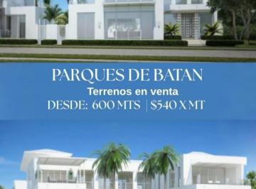 Terreno / Lote , Guayaquil · Al Lago Ancho Terreno Esquinero con Doble Frente en Venta Urb. Parques de Batan