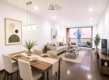 Departamento de 2 habitaciones, Quito · Venta Departamento en La Carolina – República del Salvador | 2 Dorm. + Balcón | Piso Alto | $170k