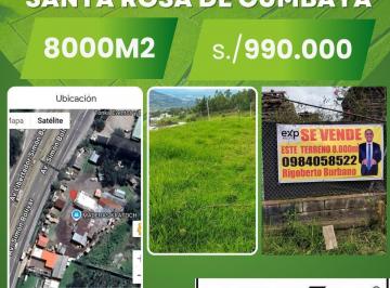 Terreno / Lote · 8000m² · Terreno en Venta Cumbayà