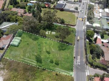 Terreno / Lote , Quito · Vendo Terreno de 1.388 m² Obre La Vía Intervalles en Tumbaco
