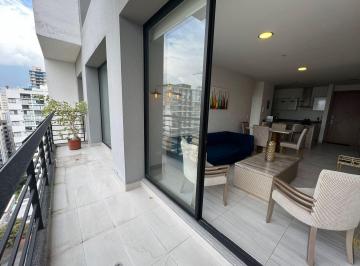 Departamento · 89m² · 2 Habitaciones · 1 Estacionamiento · Mv - La Carolina, en Renta y Venta Dpto 90 m², 2d Amoblado, Balcon E Internet Edificio Atelier