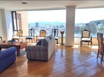 Departamento de 3 habitaciones, Quito · Gonzáles Suárez y Av Coruña Departamento Amoblado Contemporaneo 3 Dorm. Sala Tv Hermosa Vista
