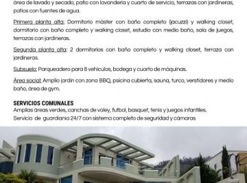 Casa de 4 habitaciones, Quito · Casa de 1025 m² con 4 Recámaras en Alquiler Semiamoblada en Miravalle