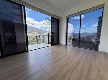 Departamento de 2 habitaciones, Quito · Departamento con Línea Blanca en Renta Piso Alto Hermosa Vista de 105 m² 2 Dorm. La Carolina