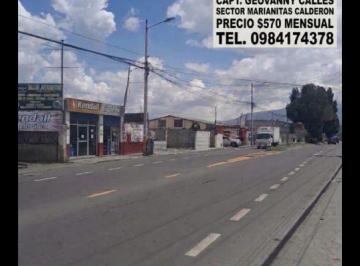 Terreno / Lote , Quito · Arriendo Terreno Comercial 380 m² en Av Principal Marianitas Calderon.