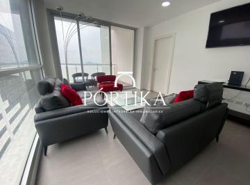 Departamento de 3 habitaciones, Guayaquil · Alquiler Departamento Vista Full Amoblado - Spazio - Puerto Santa Ana