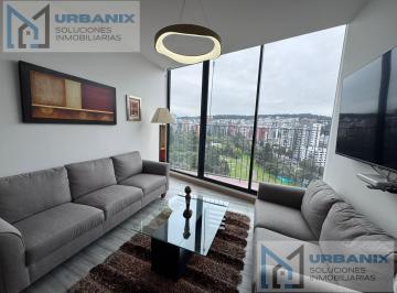 Departamento · 150m² · 3 Habitaciones · 2 Estacionamientos · Edif Epiq - La Carolina. Renta Dpto 3 Dorm Amoblado - Piso Alto.