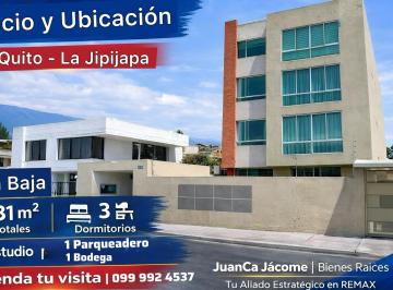 Departamento de 3 habitaciones, Quito · Departamento en Venta – Sector Jipijapa, Quito