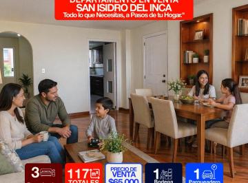 Departamento de 3 habitaciones, Quito · Venta Amplio Departamento San Isidro del Inca* *"Conjunto La Cascada"*