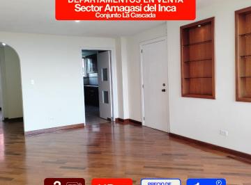 Departamento de 3 habitaciones, Quito · Venta Amplio Departamento San Isidro del Inca* *"Conjunto La Cascada"*