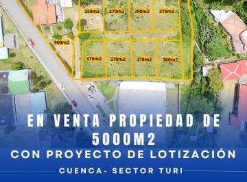 Terreno / Lote · 5000m² · 4 Habitaciones · Propiedad de 5.000 m² en Turi con Proyecto de Lotización