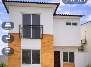 Casa de 3 habitaciones, Daule · Casa en Venta en Savali Frente Al Club