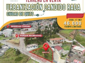 Terreno / Lote · 358m² · Terreno en Venta en Puengasí, en Urbanización