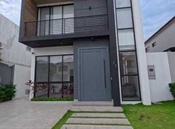 Casa de 3 habitaciones, Guayaquil · Casa Moderna en Venta en Ciudad Celeste Nuevo Samborondón – Minimalista, Amplia y Equipada