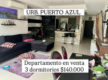 Departamento de 3 habitaciones, Guayaquil · 7067. Urb. Puerto Azul - Via a La Costa Km9, Vendo Departamento 3 Dorm. $140.000.