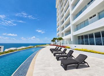 Suite · 70m² · 1 Habitación · 1 Estacionamiento · Suite Amoblada de 70,88 m² con Vista Al Mar en Manta
