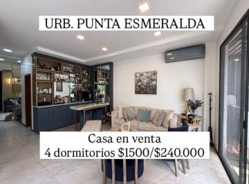 Casa de 4 habitaciones, Guayaquil · 7097. Urb. Punta Esmeralda - Via a a La Costa, Vendo o Alquilo Casa 4 Dorm. $1500/$240.000.