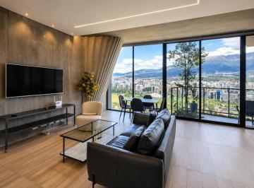 Departamento · 120m² · 2 Habitaciones · 1 Estacionamiento · Rento Departamento Amoblado en La Carolina Quito Edif. Iqon