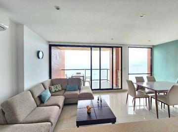 Departamento · 98m² · 2 Habitaciones · 1 Estacionamiento · Alquilo Frente Al Mar – Edif. Porto Mare, Playa Murciélago