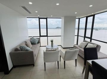 Departamento de 3 habitaciones, Guayaquil · Departamento de Lujo, Amoblado y con Espectacular Vista Al Río Guayas