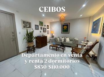Departamento de 2 habitaciones, Guayaquil · 7151 Ceibos - Calle Abierta, Vendo o Alquilo Departamento 2 Dorm. $110.000/$830.