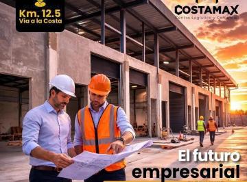Bodega-Galpón · 128m² · 1 Estacionamiento · Alquiler de Oficina Bodega Via a La Costa Km 12.5 Costamax. Z. R