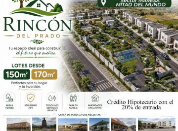Terreno / Lote , Quito · Urb. Privada "Rincón del Prado" Junto a Maresa 10 Hermosos Lotes Totalmente Urbanizados.