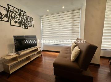 Departamento · 50m² · 1 Habitación · 1 Estacionamiento · Vive Cómodo: Suite Amoblada 1 Dormitorio con Bodega, Parqueadero y Amenities