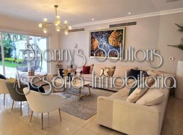 Casa de 3 habitaciones, Guayaquil · Samborondon m 7, Venta Casa Sin Amob con 3 Hab, Piscina, Lamparas, Cortinas, Central y Garajes