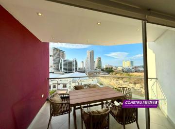 Departamento · 157m² · 3 Habitaciones · 2 Estacionamientos · Departamento en Renta Amoblado en Mónaco – Barbasquillo, Manta