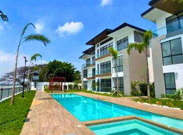 Departamento de 3 habitaciones, Guayaquil · Samborondon Km 2.5 Departamento de Estreno en Venta