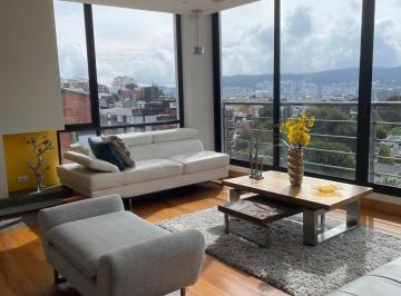 Departamento · 290m² · 3 Habitaciones · 4 Estacionamientos · Mv - Sector Quito Tenis en Renta Espectacular Penthouse Amoblado de Lujo con Terraza Propia