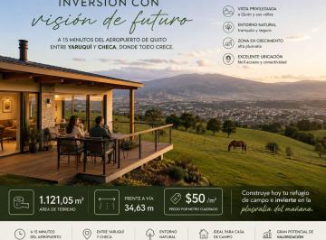 Terreno / Lote , Quito · Terreno de Venta 1121 m² Entre Yaruqui y Checa