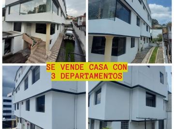 Casa · 598m² · 7 Habitaciones · 10 Estacionamientos · Casa en Venta de 3 Pisos Norte de Quito