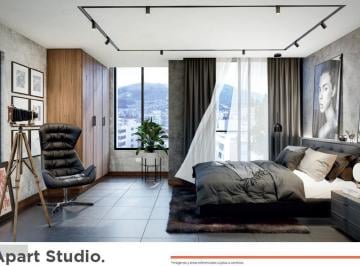 Render Estudio · Venta Mini Suite / Departamento 37.34 m², Bosmediano.