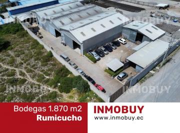 Bodega-Galpón , Quito · Vendo Bodegas 1.870 m² - con Retorno de Inversión en San Antonio de Pichincha - Norte de Quito