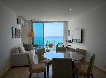 Departamento de 3 habitaciones, Punta Blanca · Departamento de 3 Dorm con Vista Al Mar, Full Amoblado en Alquiler, Punta Blanca