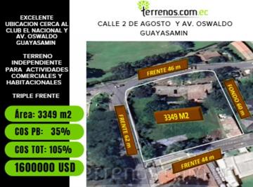 Terreno / Lote · 3349m² · Terreno en Tumbaco de 3.349 m² Para Proyecto Inmobiiario