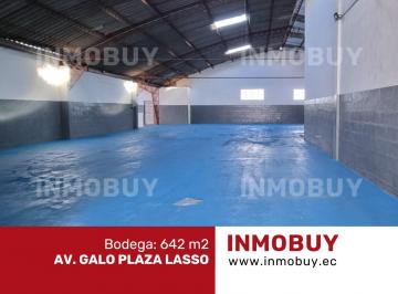 Bodega-Galpón , Quito · Rento Bodega de 642 m² – Av Galo Plaza Lasso, Norte de Quito